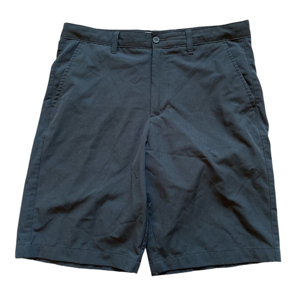 Sunice Men's Performance Golf Casual Shorts Size 32 Flat Front Black